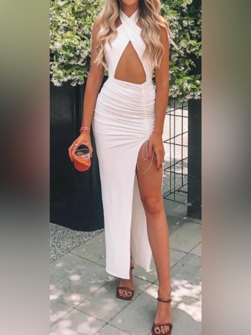 Natalie Rolt Sasha Gown White 0 - Picture 4 of 11